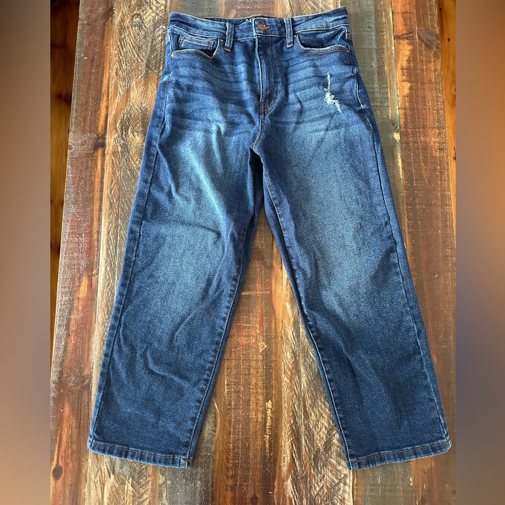 No Boundaries Women’s Junior 13 Super High-Rise Straight Crop Jeans | SKU 0063